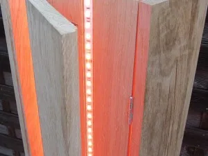 Lampe en chêne